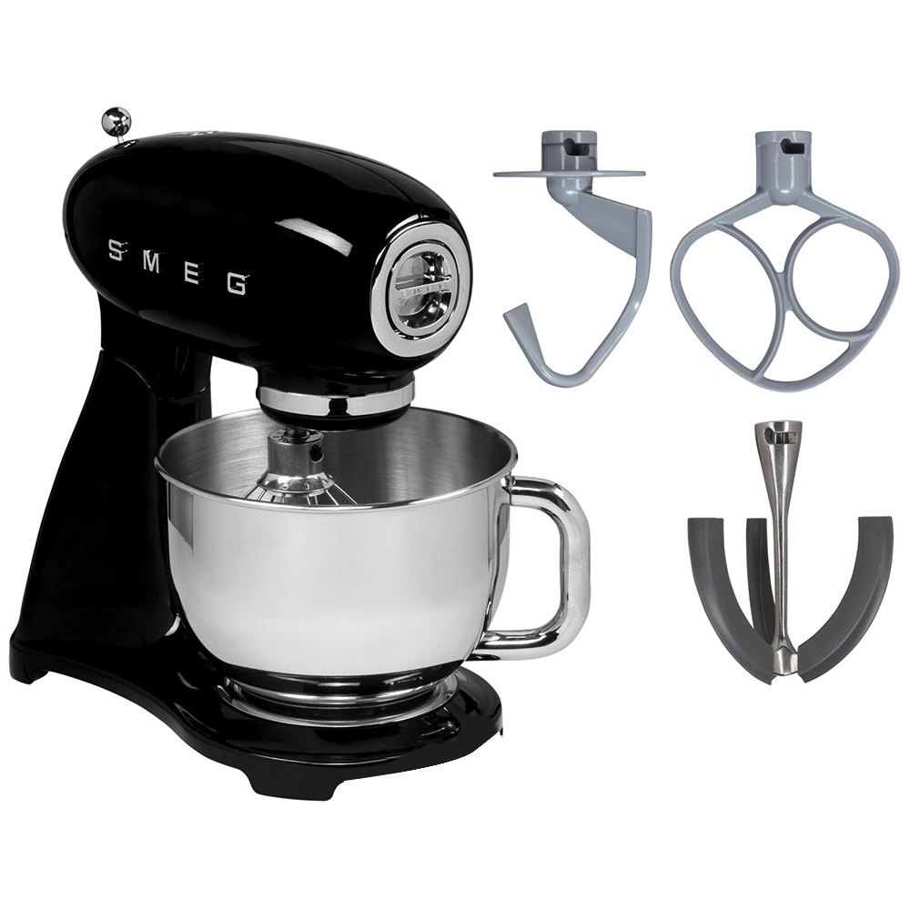 ROBOT PATISSIER PREMIUM ANNEES 50 NOIR-Smeg