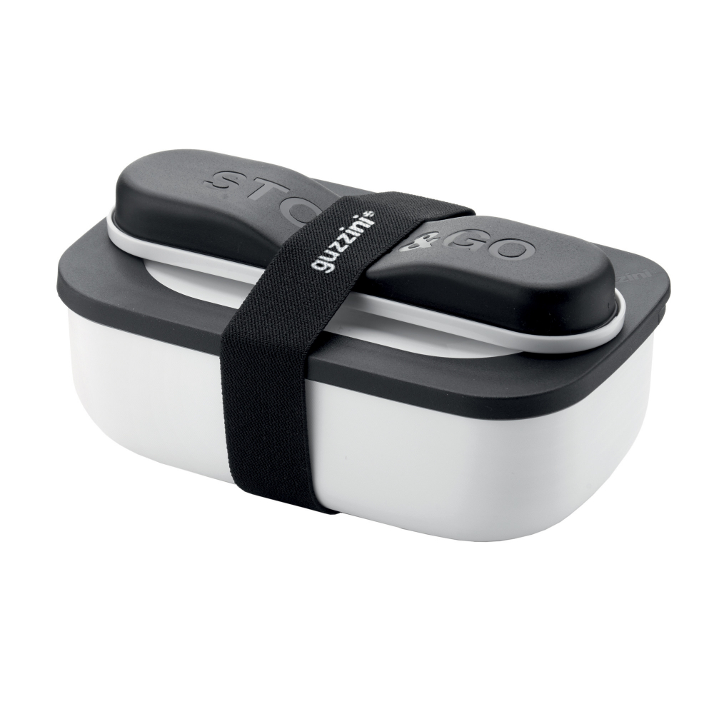 LUNCH BOX ET COUVERTS ON THE GO BLANCS-Guzzini