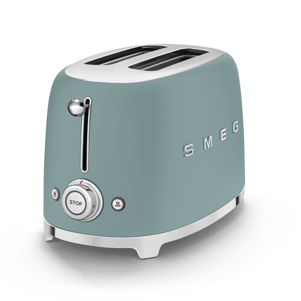 GRILLE-PAIN ANNEES 50 VERT EMERAUDE MAT-Smeg