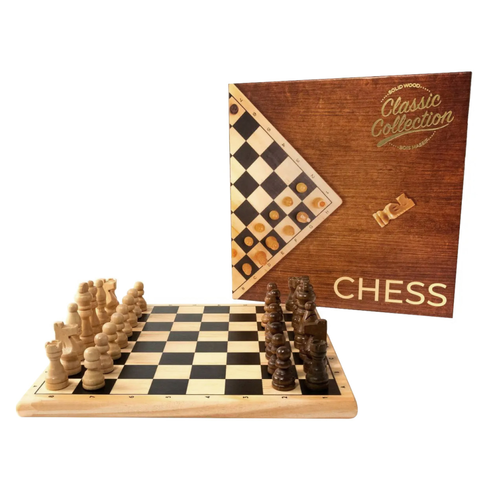 COFFRET JEU D’ECHEC BOIS-Tactic