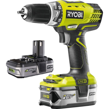 PERCEUSE VISSEUSE 18V + 2 BATTERIES-Ryobi