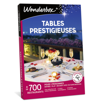 E-COFFRET TABLES PRESTIGIEUSES-Wonderbox